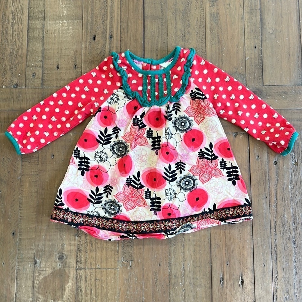 Matilda Jane floral cat dress
